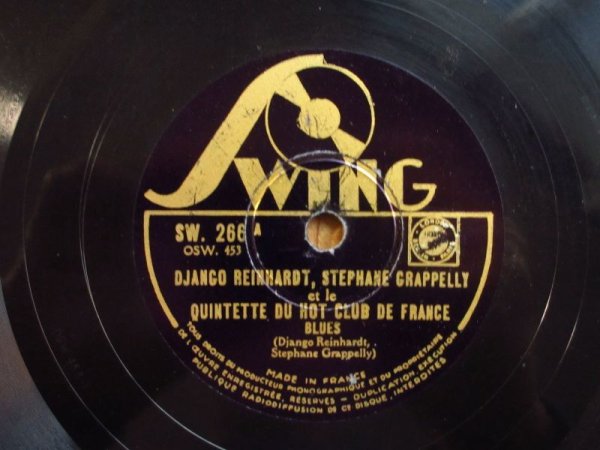 画像1: Django Reinhardt, Stephane Grappelly Et Le Quintette Du Hot Club De France / Blues & Yours And Mine (1)