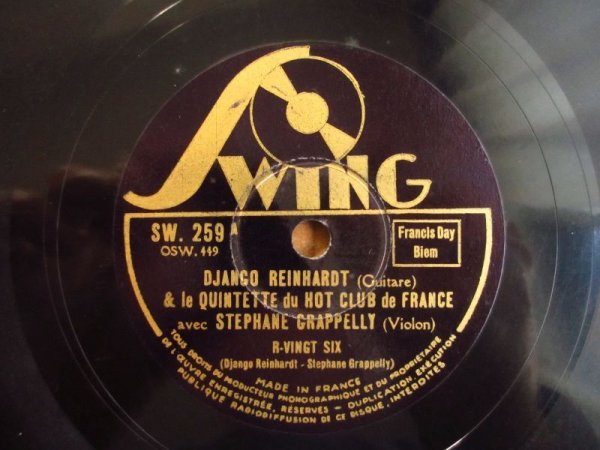 画像1: Django Reinhardt & Le Quintette Du Hot Club De France Avec Stephane Grappelly / R-Vingt Six & Blue Lou (1)