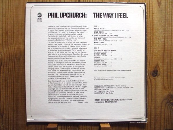 画像2: Phil Upchurch / The Way I Feel (2)