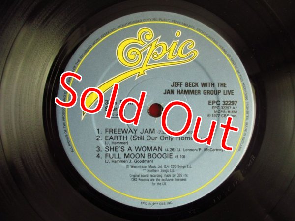 画像3: Jeff Beck With The Jan Hammer Group / Live (3)