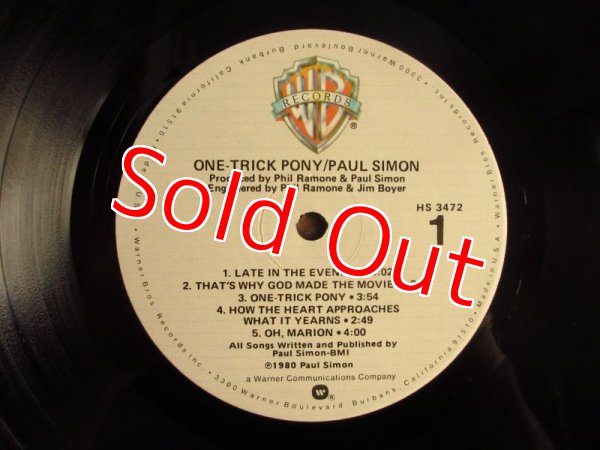 画像3: Paul Simon / One-Trick Pony (3)
