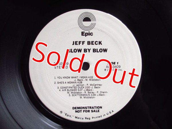 画像3: 白プロモ！■Jeff Beck / Blow By Blow (3)