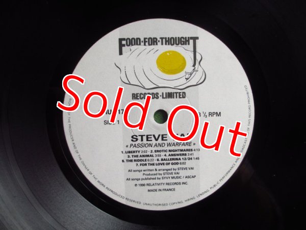 画像3: Steve Vai / Passion And Warfare (3)