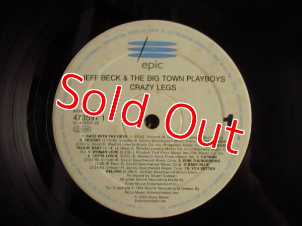 画像3: Jeff Beck & The Big Town Playboys / Crazy Legs (3)