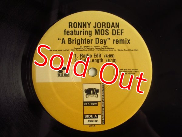 画像3: Ronny Jordan Featuring Mos Def / A Brighter Day (Remix) (3)