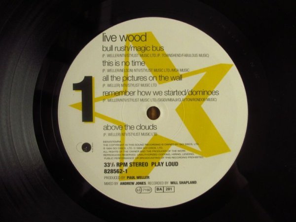 画像3: Paul Weller / Live Wood (3)