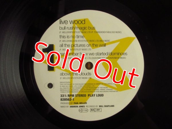 画像3: Paul Weller / Live Wood (3)