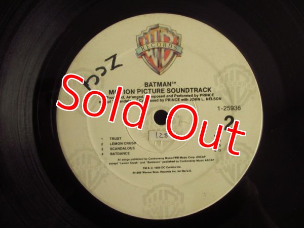 画像4: Prince / Batman (Motion Picture Soundtrack) (4)