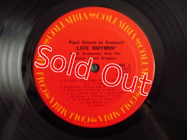 画像3: Paul Simon With Urubamba And The Jessy Dixon Singers / Paul Simon In Concert Live Rhymin' (3)