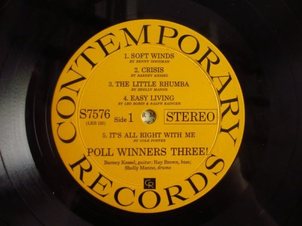 画像3: Barney Kessel, Shelly Manne & Ray Brown / Poll Winners Three! (3)