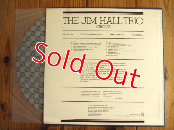 画像2: Jim Hall Trio / Circles (2)