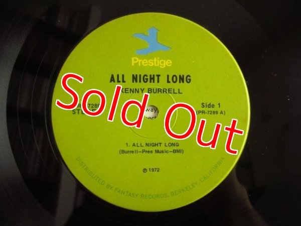 画像3: Kenny Burrell - The Prestige All Stars ‎– All Night Long (3)