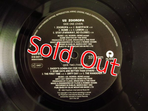 画像3: U2 / Zooropa (3)