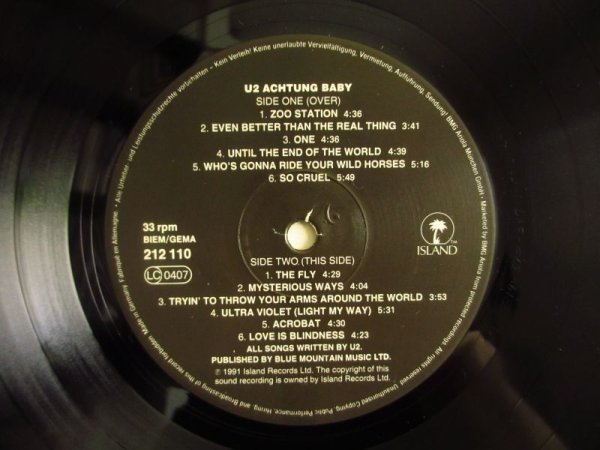 画像3: U2 / Achtung Baby (3)