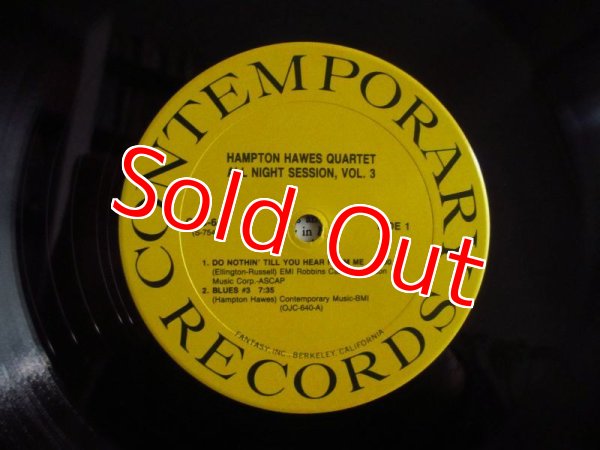 画像10: 3枚セット！ジムホール参加作！■The Hampton Hawes Quartet / All Night Session, Vol. 1 ~ 3 (10)