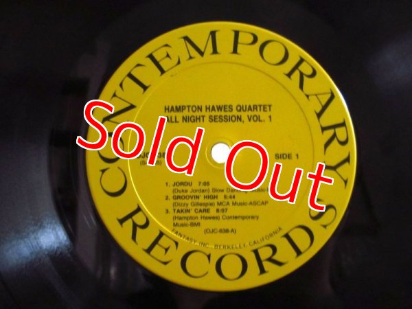 画像4: 3枚セット！ジムホール参加作！■The Hampton Hawes Quartet / All Night Session, Vol. 1 ~ 3 (4)