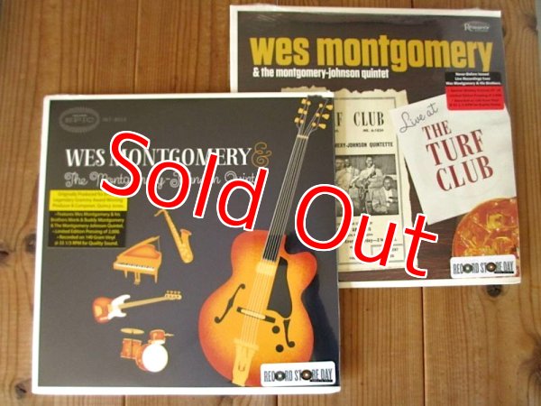 画像1: RSD限定世界2000枚プレス！ウェスモンゴメリーの未発表10インチ2枚セット！■Wes Montgomery / The Montgomery-Johnson Quintet & Live At The Turf Club（2枚セット） (1)