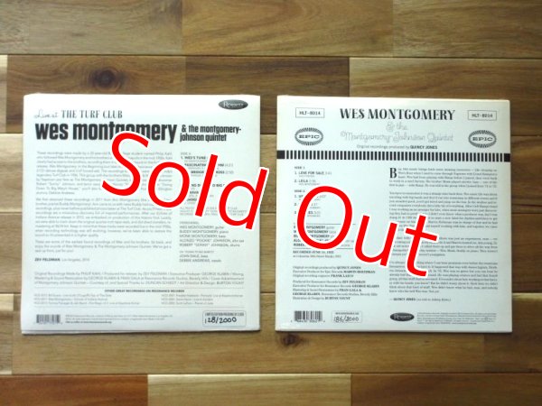 画像2: RSD限定世界2000枚プレス！ウェスモンゴメリーの未発表10インチ2枚セット！■Wes Montgomery / The Montgomery-Johnson Quintet & Live At The Turf Club（2枚セット） (2)