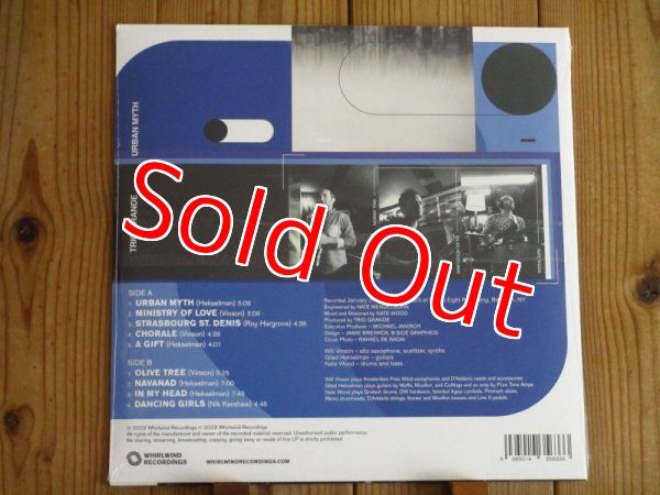 画像2: 現代ジャズギターシーンの中心人物ギラッドヘクセルマン率いる変則トリオ第２弾となる2023年作がアナログ盤で入荷！■Trio Grande / Urban Myth (2)