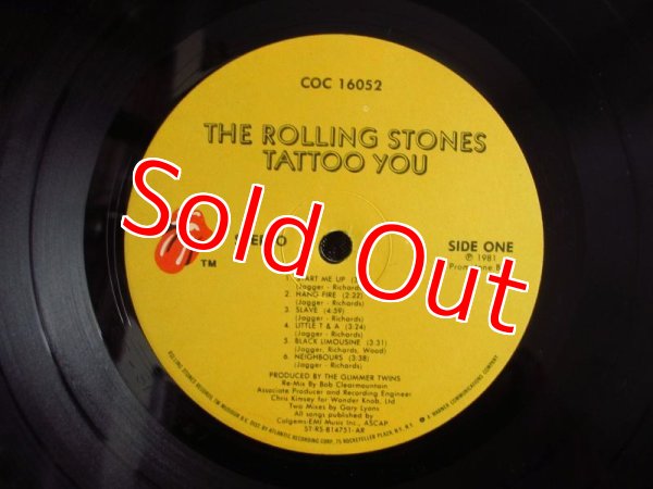 画像3: Rolling Stones / Tattoo You (3)