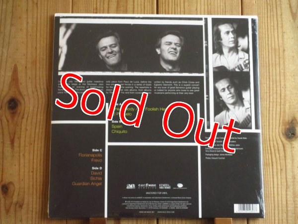 画像2: ジョンマクラフリンとパコデルシアによる1987年ライヴ作品がアナログ盤で入荷！■Paco De Lucia & John Mclaughlin / Live At Montreux 1987 (2)