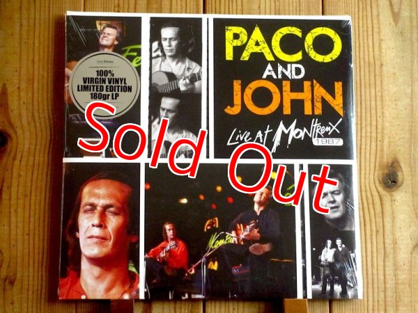 画像1: ジョンマクラフリンとパコデルシアによる1987年ライヴ作品がアナログ盤で入荷！■Paco De Lucia & John Mclaughlin / Live At Montreux 1987 (1)