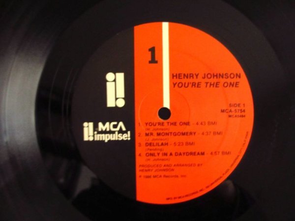 画像3: Henry Johnson / You're The One (3)