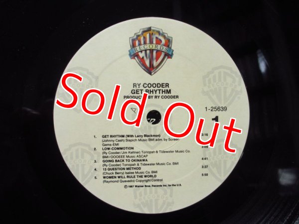 画像3: Ry Cooder / Get Rhythm (3)
