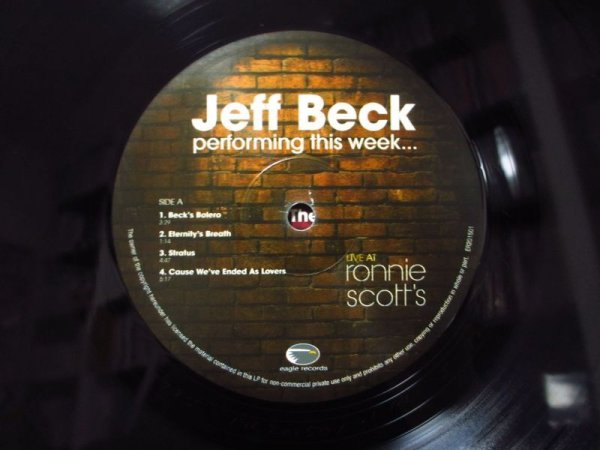 画像4: US初版！■Jeff Beck / Performing This Week...Live At Ronnie Scott's (4)