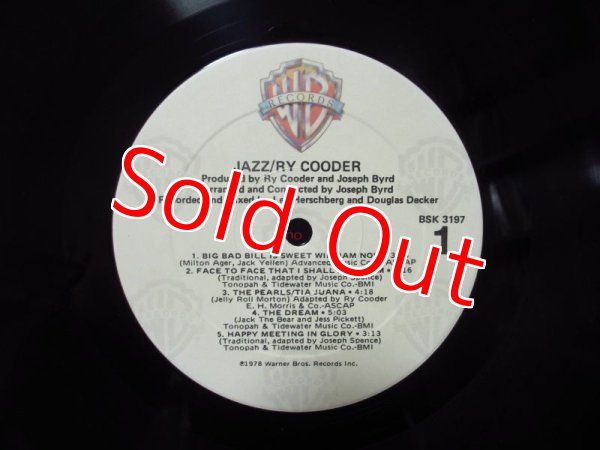 画像3: Ry Cooder / Jazz (3)