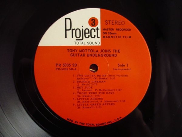 画像4: Tony Mottola / Joins The Guitar Underground (4)