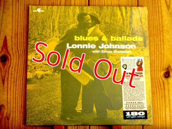 画像1: ロニージョンソンがPrestige Bluesvilleに残した歴史的名盤がアナログリイシュー！■Lonnie Johnson With Elmer Snowden / Blues & Ballads (1)