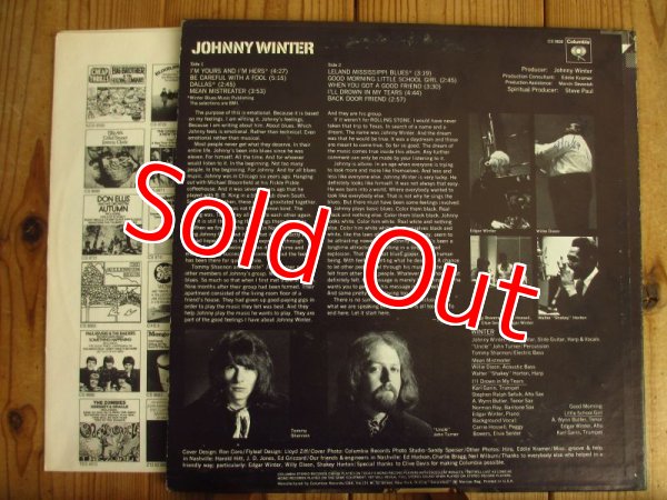 画像2: Johnny Winter /  Johnny Winter (2)