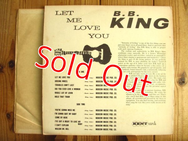 画像2: B.B. King / Let Me Love You (2)