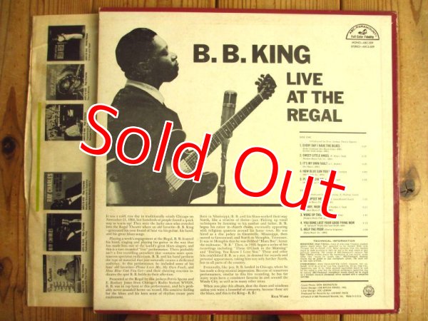 画像2: B.B. King / Live At The Regal (2)