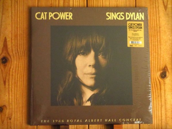 画像1: ピーターバラカンも大絶賛！女性SSW キャットパワーがボブディランの伝説のコンサートを完全カバーした1stプレス・アナログ盤が入荷！■Cat Power / Sings Dylan (The 1966 Royal Albert Hall Concert) (1)