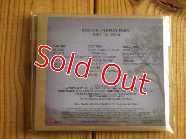 画像2: 希少ネット限定盤！ジョンメイヤーが参加するバンドの2016年の3枚組ライブ盤！■Dead & Company / Boston, July 15, 2016 (2)