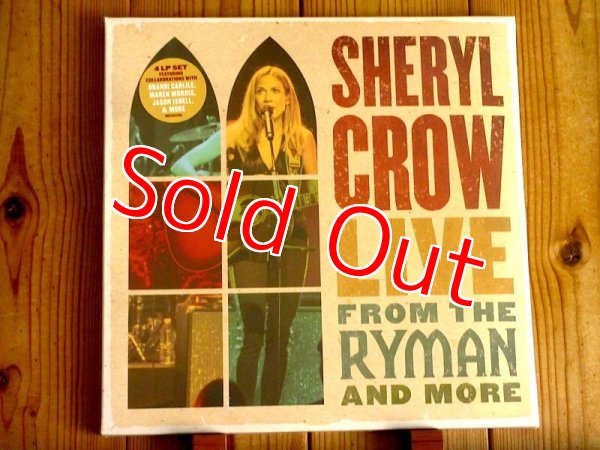 画像1: シェリルクロウの集大成的４枚組ライブ・アルバムがアナログ盤で入荷！■Sheryl Crow / Live From The Ryman And More (1)