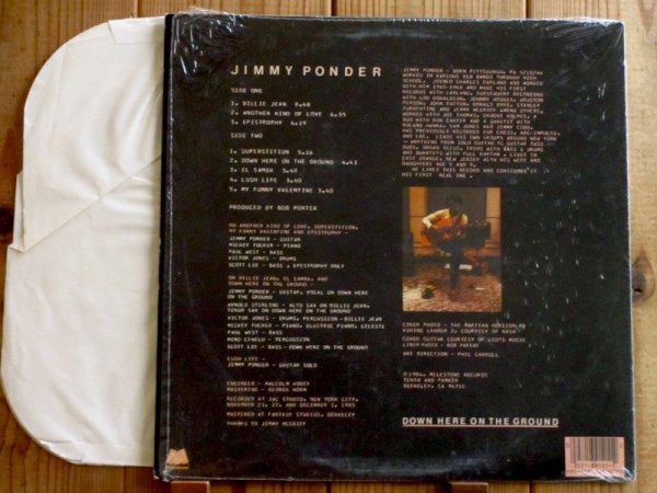 画像2: Jimmy Ponder / Down Here On The Ground (2)