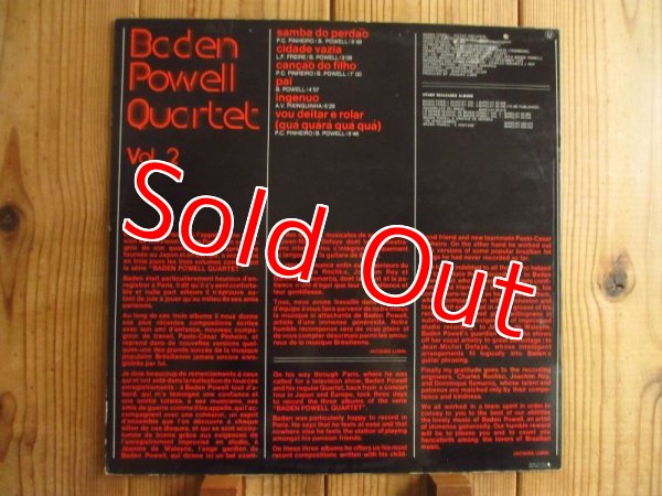 画像2: Baden Powell Quartet / Vol. 2 (2)