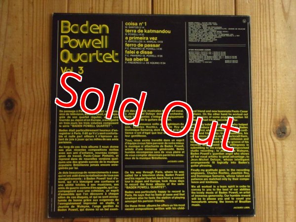 画像2: Baden Powell Quartet / Vol. 3 (2)