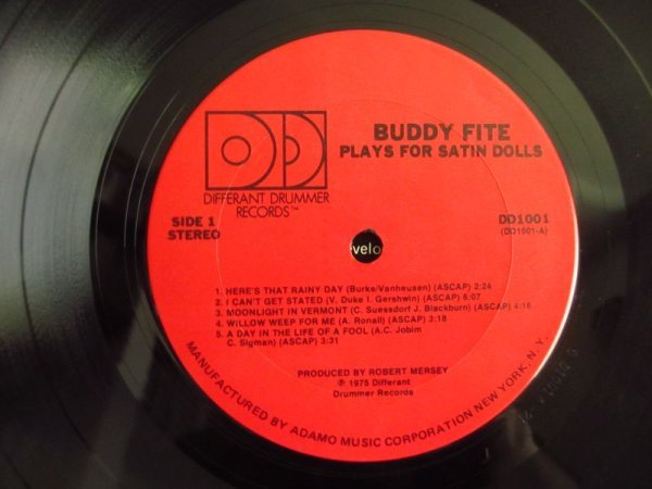 画像3: Buddy Fite / Plays For Satin Dolls (3)