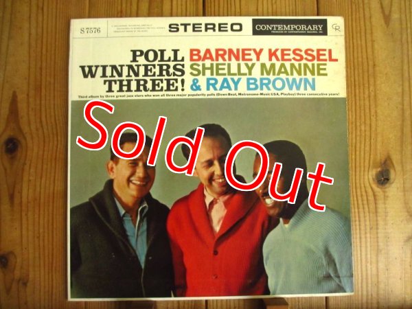 画像1: Barney Kessel, Shelly Manne & Ray Brown / Poll Winners Three! (1)