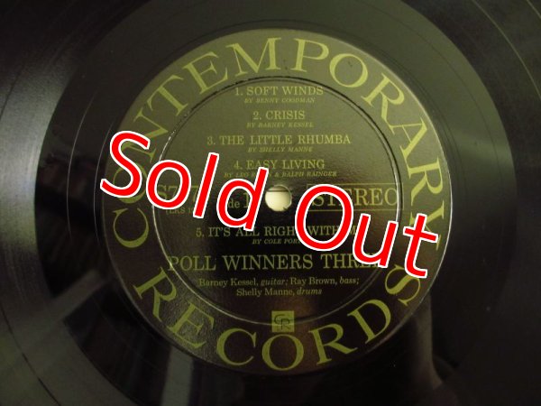 画像3: Barney Kessel, Shelly Manne & Ray Brown / Poll Winners Three! (3)