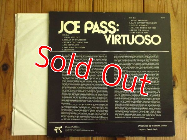 画像2: Joe Pass / Virtuoso (2)