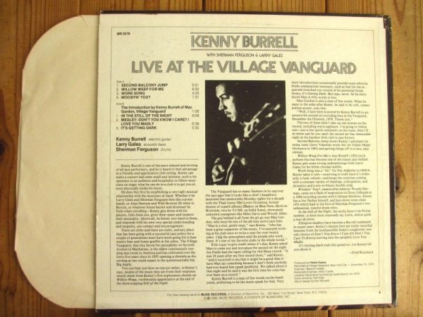 画像2: Kenny Burrell / Live At The Village Vanguard (2)
