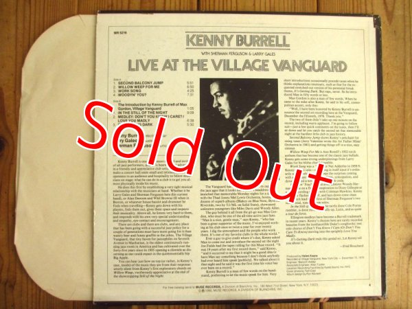 画像2: Kenny Burrell / Live At The Village Vanguard (2)