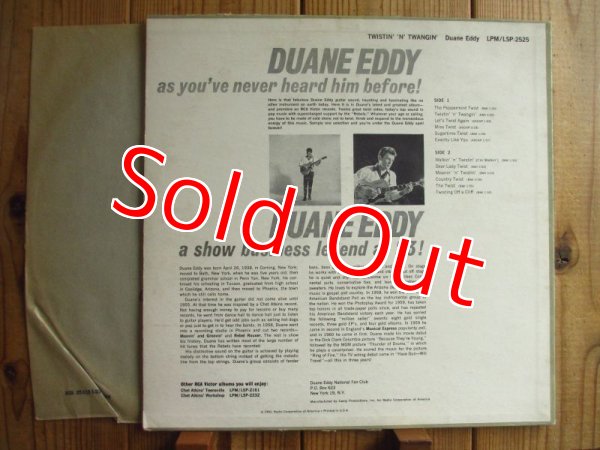 画像2: Duane Eddy / Twistin' 'N' Twangin' (2)