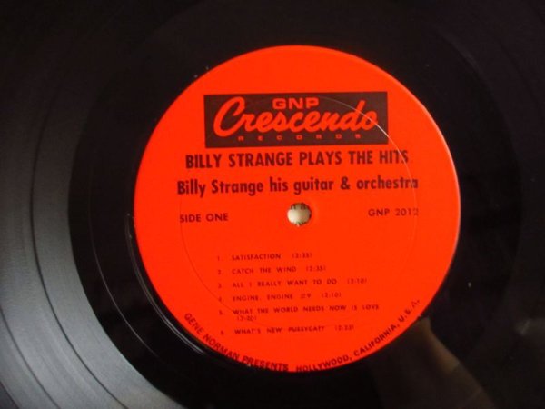 画像3: Billy Strange / Plays The Hits! (3)