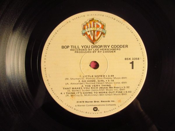 画像3: Ry Cooder / Bop Till You Drop (3)